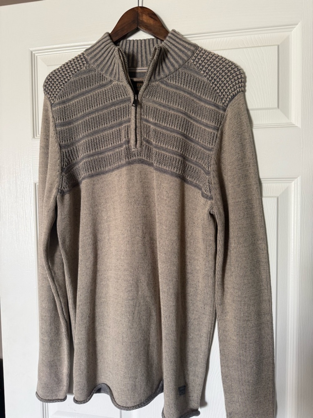 Men’s Outpost Makers Plated Quarter Zip Sweater size M - Picture 2 of 6
